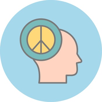 Peace Of Mind Vector Icon
