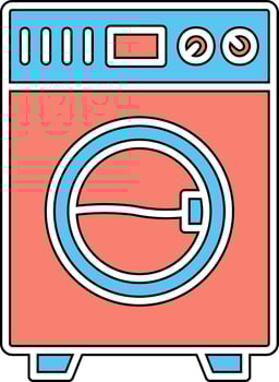 Washing Machine Vector Icon