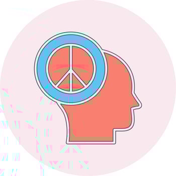 Peace Of Mind Vector Icon
