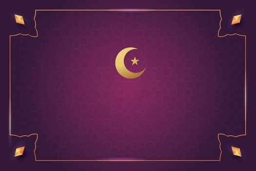 Ramadan, Eid al-Fitr, Islamic New Year background greeting card vector