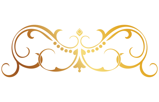 vintage lines decorative s Golden flower border collection png