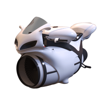 Bike to future isolated transparent png