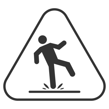 Wet floor icon black color png