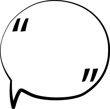Black and white color speech bubble balloon with quotation marks, icon sticker memo keyword planner text box banner, flat png transparent element design