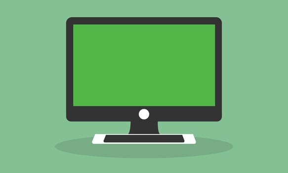 Vector illustration of green screen background VFX motion tracking markers Art design green screen