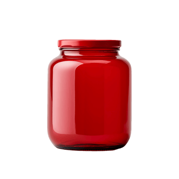 AI generated Isolated Glass Jar, Ensuring a Clean and Classic Appearance png
