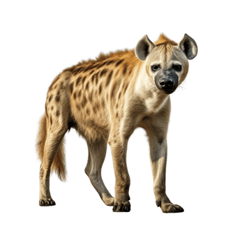 AI generated Hyena clip art png