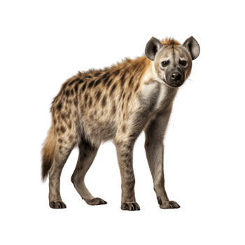 AI generated Hyena clip art png