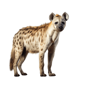 AI generated Hyena clip art png