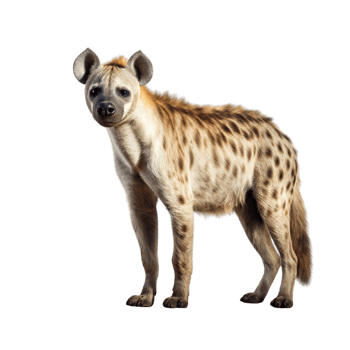 AI generated Hyena clip art png