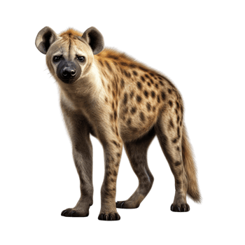 AI generated Hyena clip art png
