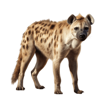 AI generated Hyena clip art png