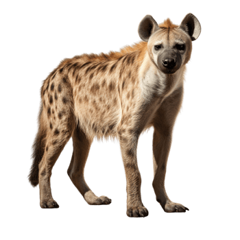 AI generated Hyena clip art png