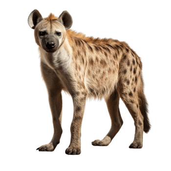 AI generated Hyena clip art png