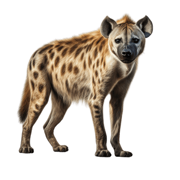 AI generated Hyena clip art png