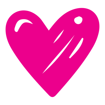 AI generated heart shape icon sign symbol element to decoration png file transparent. Hand draw pink heart line doodle style