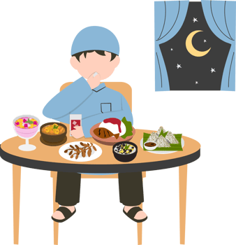 Iftar Ramadan illustration png