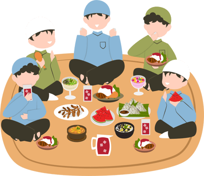 Iftar Ramadan illustration png