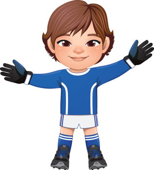 Goalkeeper Soccer player boy international uniform png
