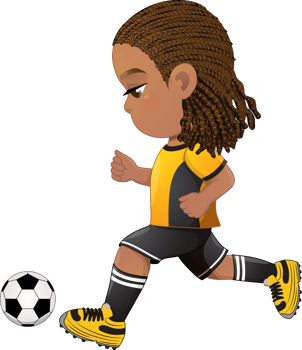 Soccer player boy international uniform png