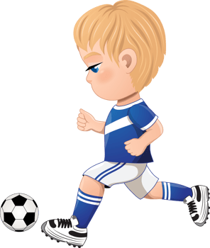 Soccer player boy international uniform png