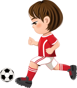 Soccer player girl international uniform png