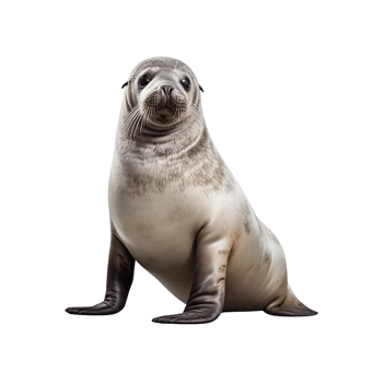 AI generated Seal clip art png