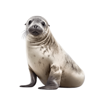 AI generated Seal clip art png