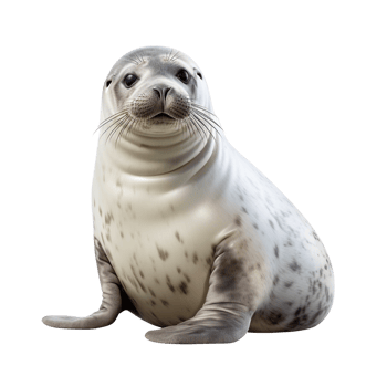 AI generated Seal clip art png