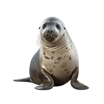 AI generated Seal clip art png