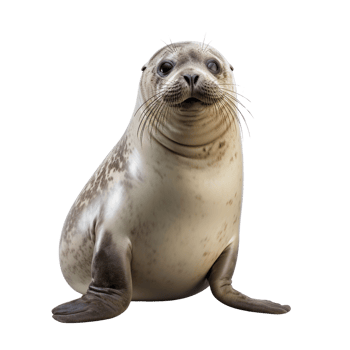 AI generated Seal clip art png