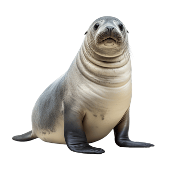 AI generated Seal clip art png