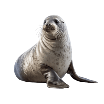 AI generated Seal clip art png