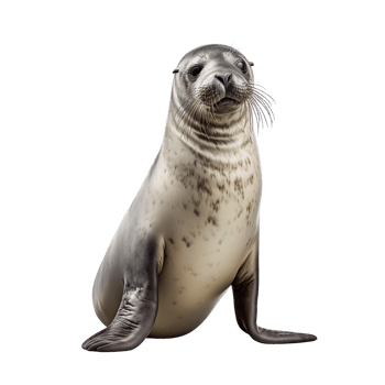 AI generated Seal clip art png