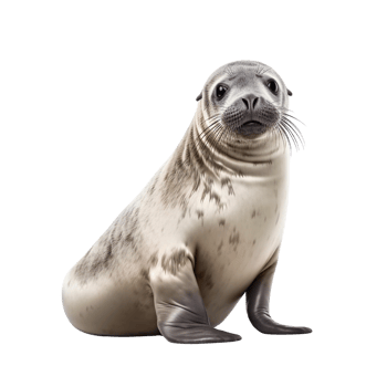 AI generated Seal clip art png