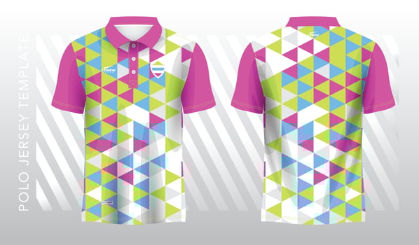 abstract soft and girly background and pattern for polo sport shirt sublimation jersey template vector