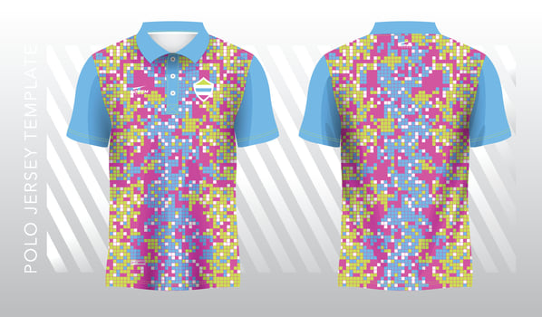 abstract soft and girly background and pattern for polo sport shirt sublimation jersey template vector
