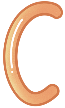 Alphabet cute color png