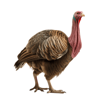 AI generated Turkey clip art png