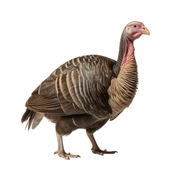 AI generated Turkey clip art png