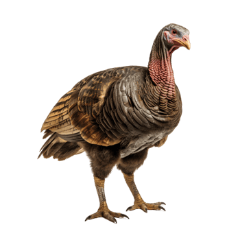 AI generated Turkey clip art png