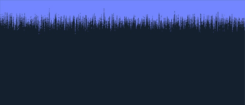 Grunge background painted light and dark blue with brush style vector