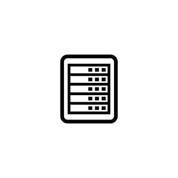 Furniture rack icon vector design template