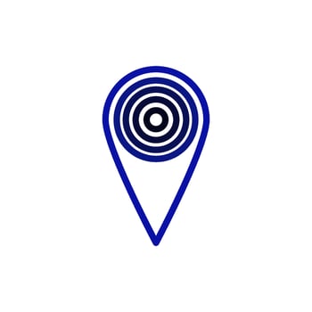 location  map pin icon vector design template
