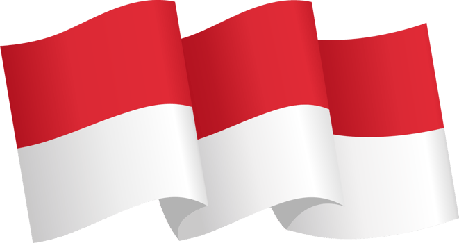 Monaco flag wave png