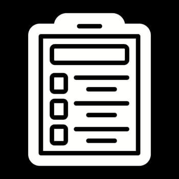 Clipboard Vector Icon