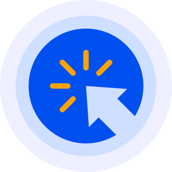 click cursor pointer modern icon illustration png