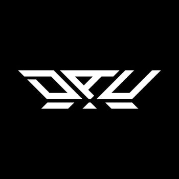 DAU letter logo vector design, DAU simple and modern logo. DAU luxurious alphabet design