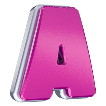 3D Font A Design png