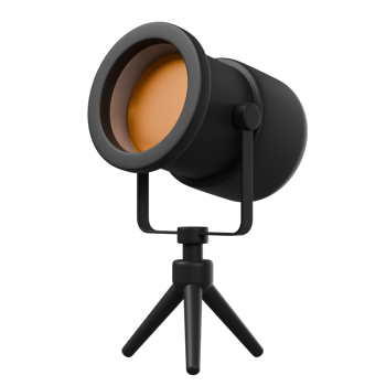Sportlight for studio live 3d render png